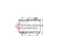 Radiatore Motore Per Hyundai Santa Fé I 2.4 16V 2.0 CRDi 4x4