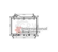 Radiatore Motore Per Suzuki Grand Vitara II 2.0 AWD 2.4