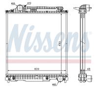 NISSENS 626470 Radiatore motore