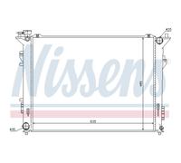 Radiatore Motore Radiatore Auto NISSENS 66998 Alluminio Alette Saldato