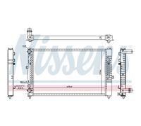 Radiatore Motore Radiatore Auto NISSENS Per Audi A4 8D2 B5 8D5 4B C5 VW