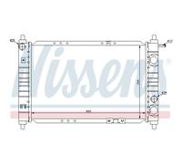 NISSENS 61653 Radiatore motore