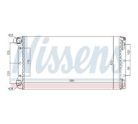 Radiatore Motore Radiatore Auto NISSENS Per Fiat Punto 188_ 188AX 350_ Lancia