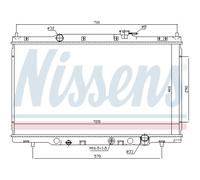 Radiatore Alette di raffreddamento saldate 68103 NISSENS per HONDA CR-V II