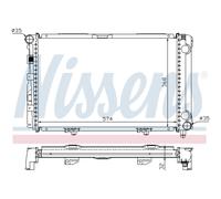 NISSENS 62671A Radiatore motore