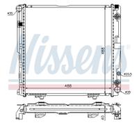Radiatore Motore Radiatore Auto NISSENS Per Mercedes-Benz E-Class Cabriolet A124