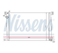 NISSENS 69706 Radiatore motore