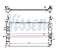 Radiatore Motore Radiatore Auto NISSENS Per Opel Meriva