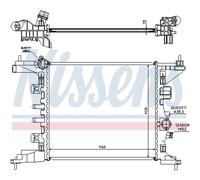 Radiatore Acqua per Opel Meriva B Monovolume Nissan NV400 Bus S10