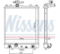 NISSENS 641763 Radiatore motore