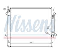 Radiatore NISSENS 646806