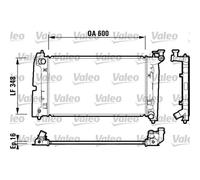 Radiatore motore Valeo per Toyota Corolla