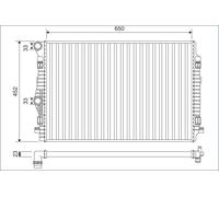 radiatore motore valeo VAL701132
