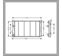 Radiatore Per Nissan Interstar Dal 2003 Al 2006 Ds960r003 7701057120
