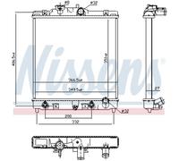 Radiatore NISSENS 63340