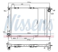 Radiatore NISSENS 67284