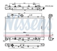 Radiatore NISSENS 67720
