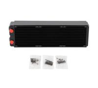 Radiatore o scambiatore di calore a pc a 12 tubo, gruppo per raffreddamento ad acqua per pinna di rame rosso per sistemi di raffreddamento ad acqua PC compatto Radiatore di
