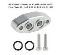 Radiatore Olio Adattatore 6AN Orb o-Ring IN/Out Porta Piastra LS1 Lsx LS3 Ls