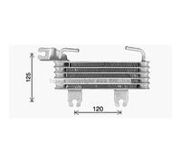 Radiatore Olio Adatto Per Hyundai Santa Fé I SM