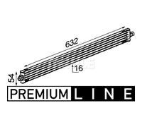 Radiatore olio, cambio automatico MAHLE CLC 17 000P