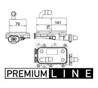 MAHLE CLC 19 000P Radiatore olio, Cambio automatico