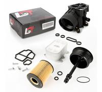 Radiatore Olio Con Filtro Alloggiamento Guarnizioni Tappo per VW Polo 6R 1.2 Tdi