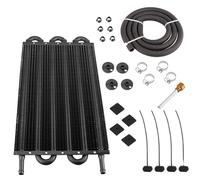 Radiatore 'olio della trasmissione 4 file 6 file Kit convertitore 8 file Radiatore fluido della trasmissione Oil Cooler Engine Radiator(6 Row)