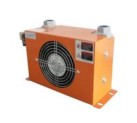 Radiatore olio idraulico con ventola per mini escavatore raffreddatore ad aria portatile radiatore idraulico universale per trattore auto moto scambiatore di calore aria olio refrigeratore (DC 12V)