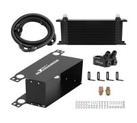 Radiatore Olio Motore 16 File Universale AN10 con Termostato e Deflettore Aria