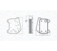 Radiatore olio motore Alluminio 350300001700 MAGNETI MARELLI per MERCEDES-BENZ