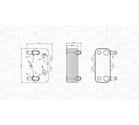 MAGNETI MARELLI 350300002100 Radiatore olio motore