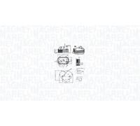 MAGNETI MARELLI 350300002600 Radiatore olio motore