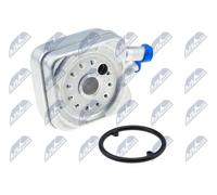NTY Radiatore olio, Olio motore compatibile con AUDI SEAT SKODA VW VAG