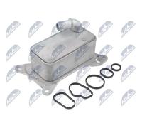 NTY Radiatore olio, Olio motore compatibile con DODGE MERCEDES-BENZ JEEP