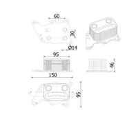 MAHLE ORIGINAL CLC 278 000S Radiatore olio motore