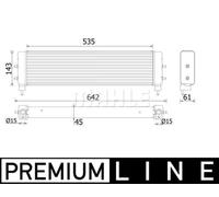 MAHLE Radiatore olio, Olio motore per BMW CLC 94 000P