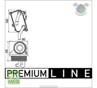 Radiatore olio motore Mahle per MERCEDES CLASSE S 500 430 350 320 280 CL 55 R M