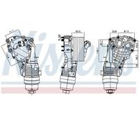 Nissens 91399 Radiatore Olio Motore per BMW F40 Mini F56