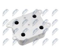 NTY Radiatore olio, Olio motore compatibile con AUDI SEAT SKODA VW VAG CUPRA