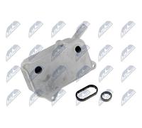 NTY Radiatore olio, Olio motore compatibile con MERCEDES-BENZ CCL-ME-002