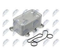 NTY Radiatore olio, Olio motore compatibile con MERCEDES-BENZ PUCH CCL-ME-012