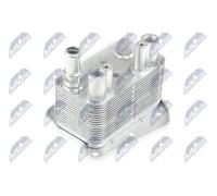 NTY Radiatore olio, Olio motore compatibile con MERCEDES-BENZ CCL-ME-016
