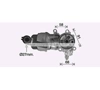 Radiatore olio motore raffreddato ad acqua CN3307H AVA QUALITY COOLING per FORD