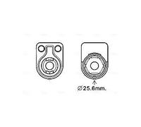 Radiatore olio motore raffreddato ad acqua FD3624 AVA QUALITY COOLING per FORD