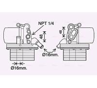 PRASCO FD3625H Radiatore olio motore