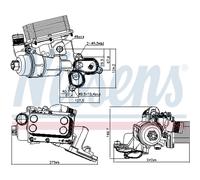Radiatore olio NISSENS 90924