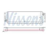 Nissens Radiatore olio motore 90730 per MAN F2000 1994-1995
