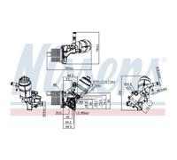 NISSENS 91161 Radiatore olio motore
