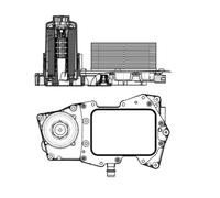 Radiatore olio, olio motore NRF 31827